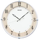 セイコー(SEIKO) 掛け時計 電波時計 スイープ 音がしない 静音タイプ おやすみ秒針 KX242B