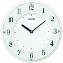 SEIKO セイコー 掛け時計 アナログ・ソーラー 薄型 電波時計(SF505W) (検) 時計 掛け時計 掛時計 かけ時計 木製