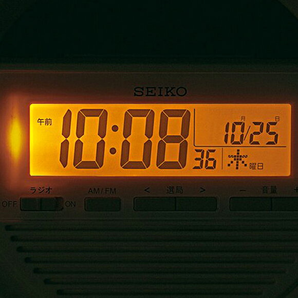 SEIKO(セイコー) 置き時計 防災電波時計 SQ764W [3]