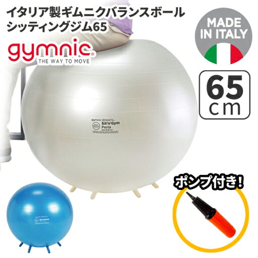 ギムニク バランスボール シッティングジム65 65cm ブルー パール (GY89-65) エクササイズ ヨガ ボール ピラティス ギムニク バランスボール シッティングジム65 65cm ブルー パール (GY89-65) エクササイズ ヨガ ボール ピラティス