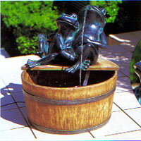 カエル大好き和のなごみ和噴水
「水吹きカエル」