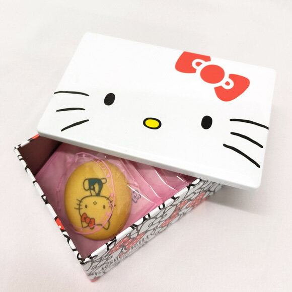 クッキー缶（1000円程度） ハローキティ KITTY クッキー 缶 ハローキティ キティー 缶 ギフト 焼き菓子 グッズ プリント クッキー 10枚入　(ngm-608)【関西限定品】