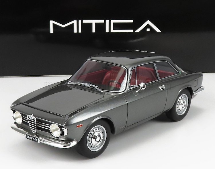 ߥ˥ 1/18 եᥪ ꥢ 1600 MITICA 1/18 ALFA ROMEO GIULIA SPRINT GT 1600 VELOCE 1965 INTERIOR RED GRIGIO MET GREY MITICA100015