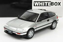 【お買い物マラソン！20,000円以上お買い上げで2,000円OFFクーポン配信中】ミニカー 1/24 ホンダ CRX WHITEBOX 1/24 HONDA CR-X 1987 SILVER WB124131-O