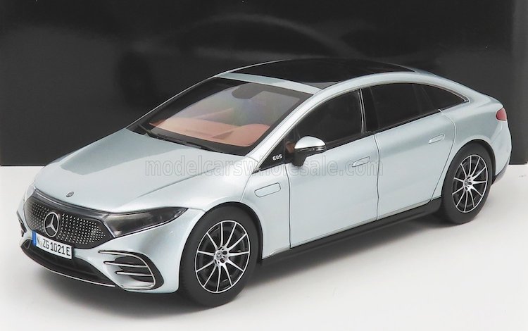 ミニカー 1/18 メルセデス ベンツ EQS NZG 1/18 MERCEDES BENZ EQS VON MERCEDES-EQ 2022 HIGHTEC SILVER 1021/55