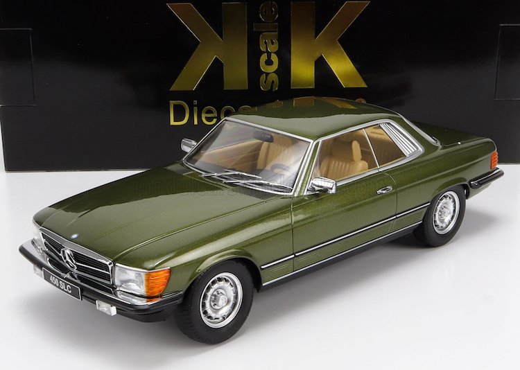 ミニカー 1/18 メルセデス ベンツ SLクラス 450SLC KK-SCALE 1/18 MERCEDES BENZ SL-CLASS 450SLC COUPE (C107) 1980 GREEN MET KKDC180792