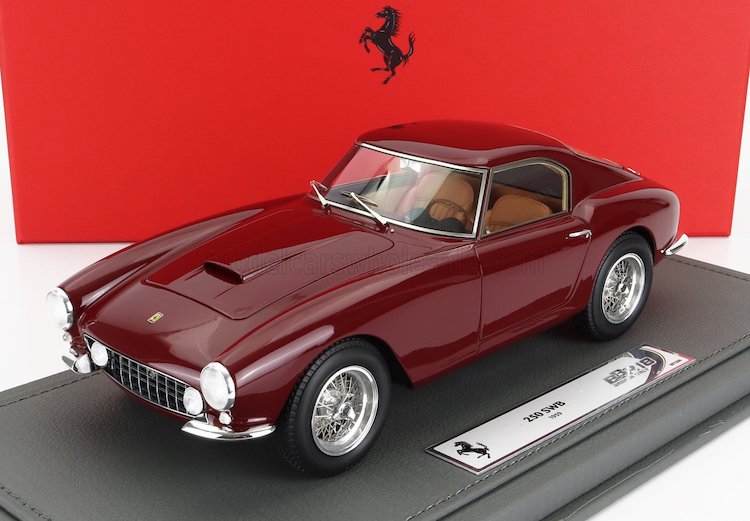 ミニカー 1/18 フェラーリ 250 GT BBR-MODELS 1/18 FERRARI 250 GT BERLINETTA SWB 1-SERIES 1959 DARK RED BBR1851D-VET