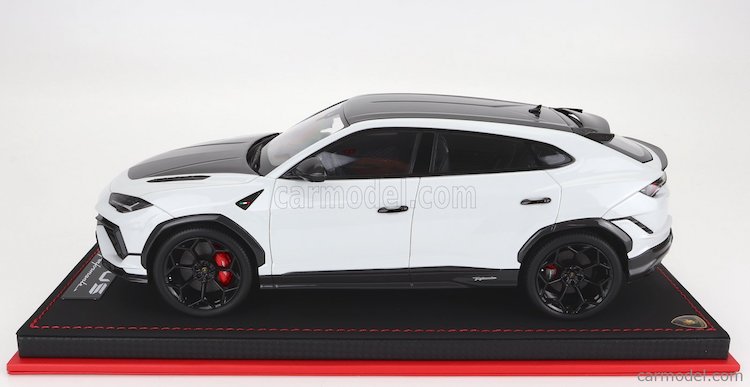 ミニカー 1/18 ランボルギーニ ウルス ペルフォルマンテ MR-MODELS 1/18 LAMBORGHINI URUS PERFORMANTE 2022 BIANCO ICARUS - WHITE CARBON LAMBO055E 3