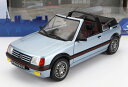 ミニカー 1/18 プジョー 205 SOLIDO 1/18 PEUGEOT 205 CTI MKI (GTi) 1.6 CABRIOLET 1989 LIGHT BLUE MET 1806203