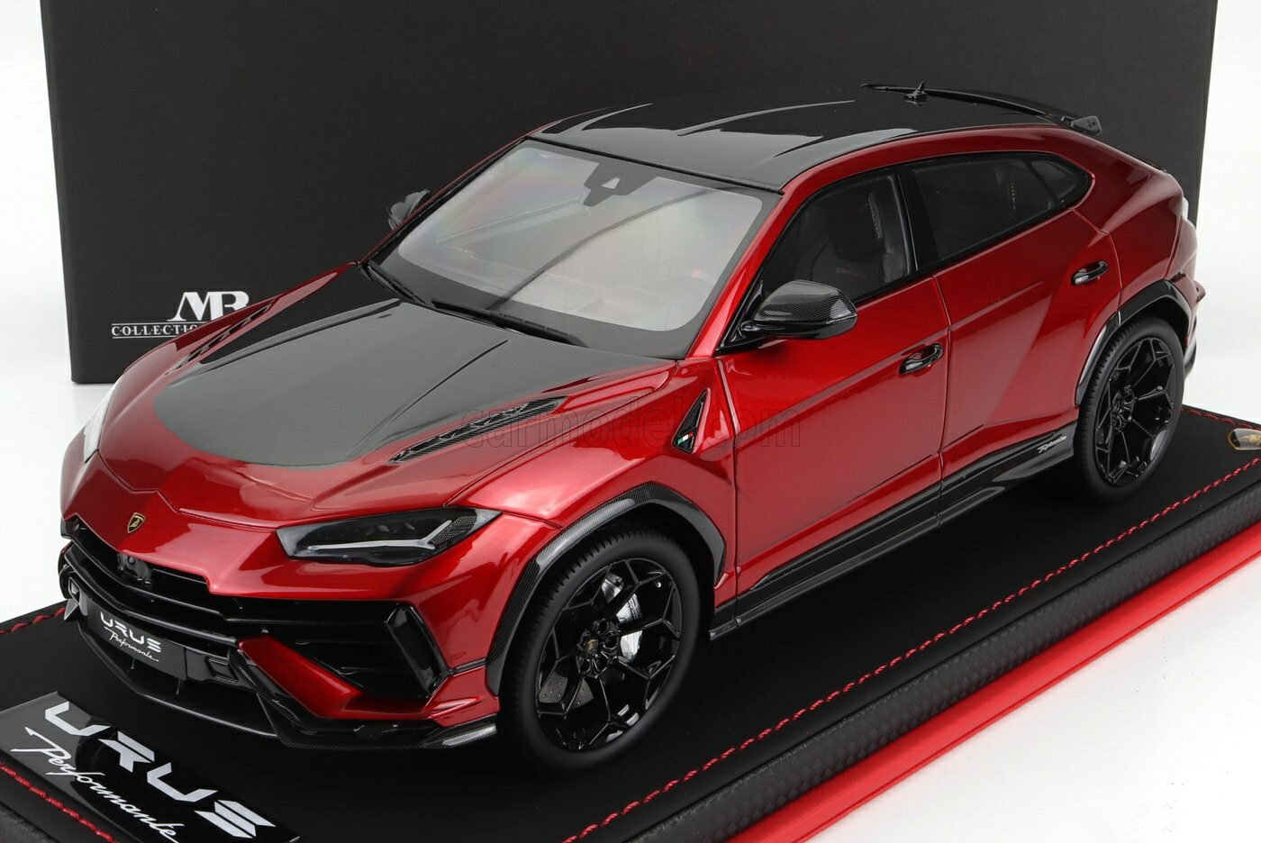 ミニカー 1/18 ランボルギーニ ウルス ペルフォルマンテ MR-MODELS 1/18 LAMBORGHINI URUS PERFORMANTE 2022 ROSSO EFESTO - RED MET CARBON LAMBO055D