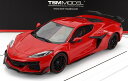 ミニカー アメ車 1/43 シボレー コルベット Z06 TRUESCALE 1/43 CHEVROLET CORVETTE Z06 COUPE 2023 TORCH RED TSM430630