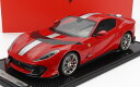 ミニカー 1/12 フェラーリ 812 BBR-MODELS 1/12 FERRARI 812 COMPETIZIONE 2021 ROSSO CORSA - RED SILVER BBR1215B1