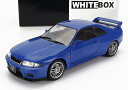 ミニカー 1/24 ニッサン スカイライン GTR WHITEBOX 1/24 NISSAN SKYLINE GT-R (R33) RHD 1997 BLUE WB124172-O