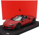 ミニカー 1/18 フェラーリ 296 GTS BBR-MODELS 1/18 FERRARI 296 GTS SPIDER 2022 ROSSO F1 SF75 - MATT RED P18215E-VET