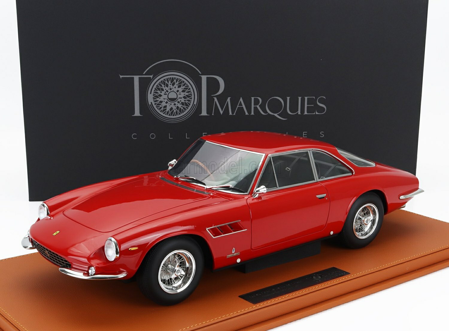 ミニカー 1/12 フェラーリ 500 スーパーファスト TOPMARQUES 1/12 FERRARI 500 SUPERFAST 2-SERIES 1965 RED TM12-50D