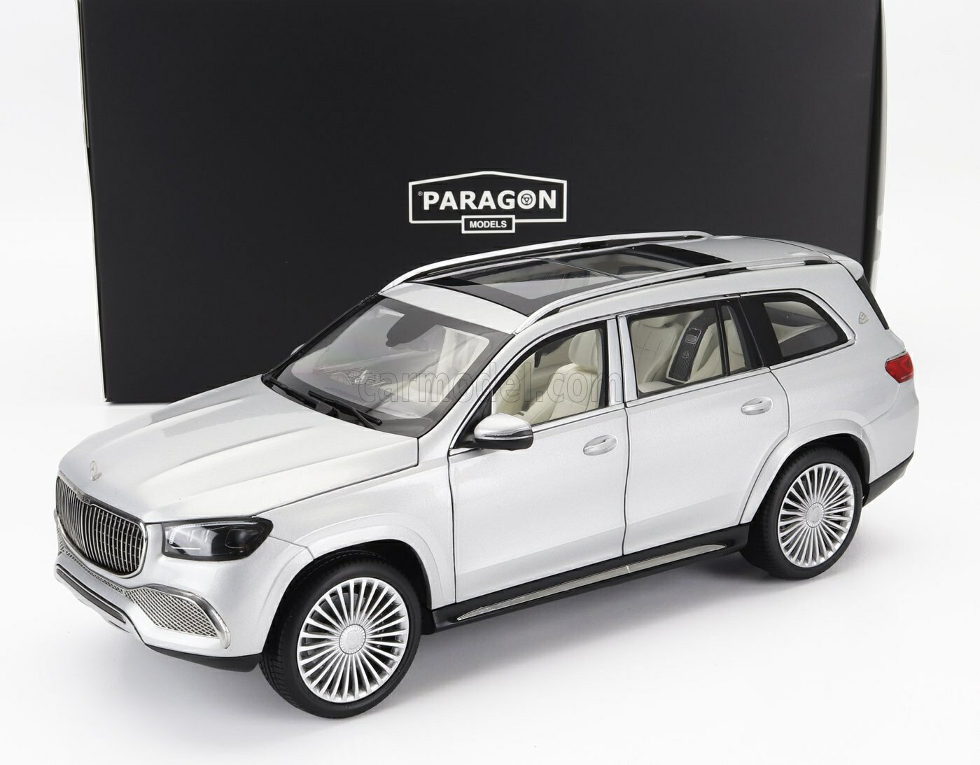 ミニカー 1/18 マイバッハ GLSクラス SUV PARAGON-MODELS 1/18 MERCEDES BENZ MAYBACH GLS-CLASS GLS600 4-MATIC (X167) 2019 SILVER 98401LHD