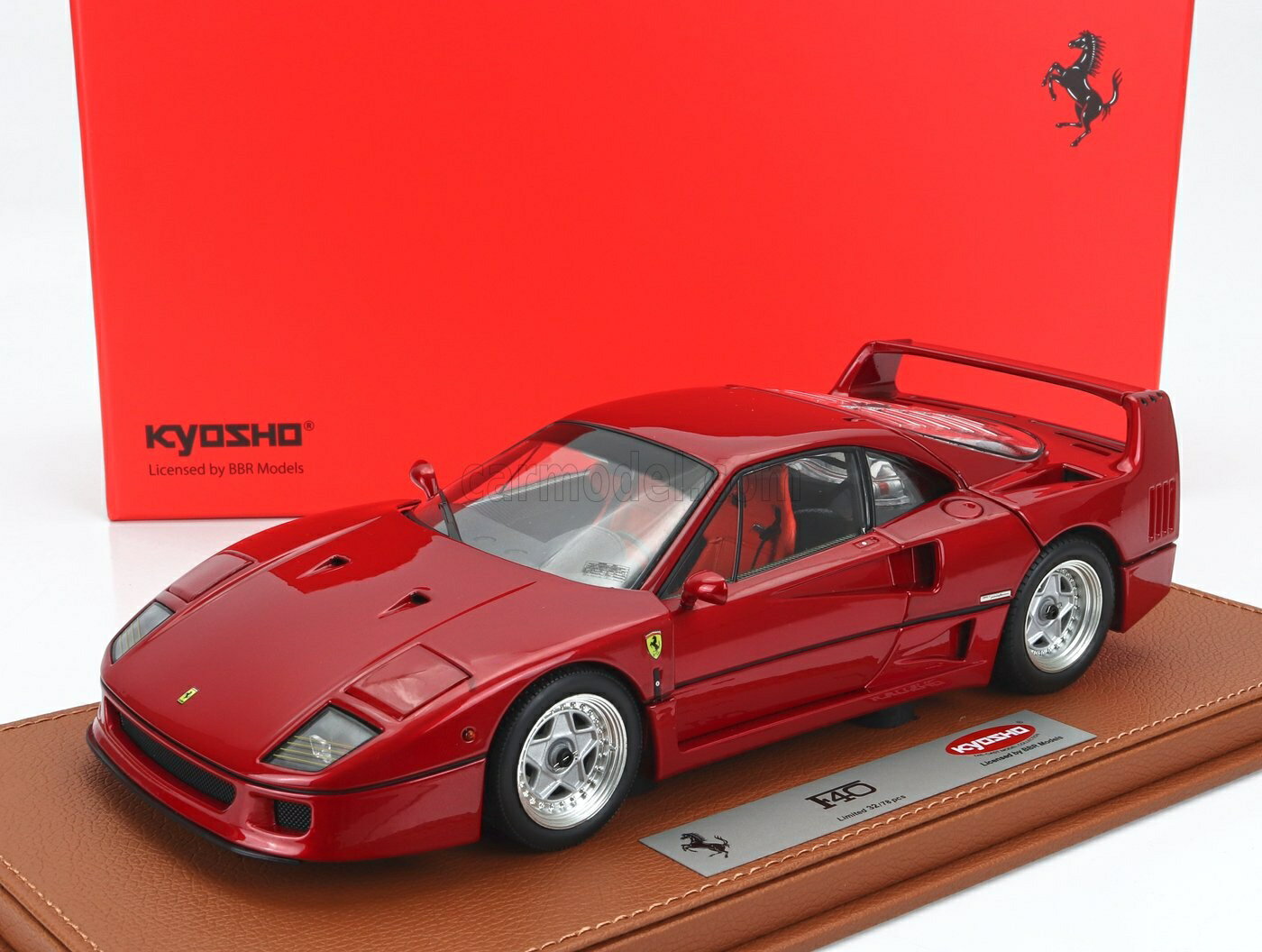 ミニカー 1/18 フェラーリ F40 BBR-MODELS 1/18 FERRARI F40 1987 RED MET BBRKS005-VET