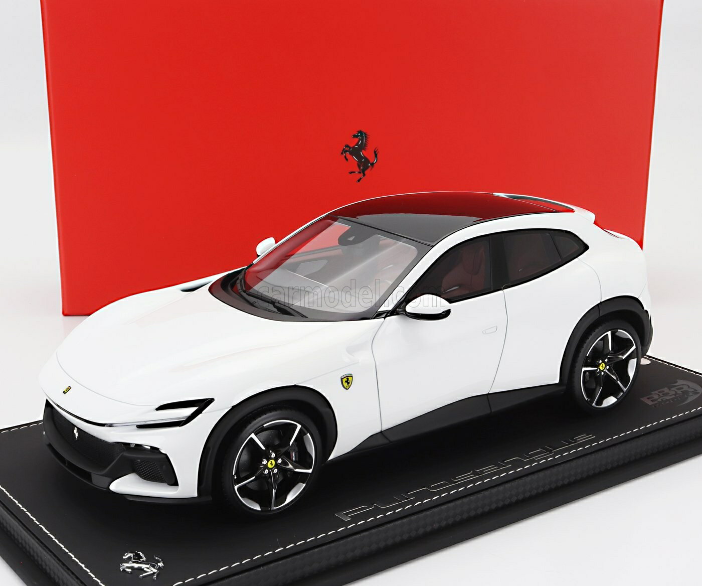 ミニカー 1/18 フェラーリ プロサングエ SUV BBR-MODELS 1/18 FERRARI PUROSANGUE SUV 2022 BIANCO CERVINO - WHITE MET P18219D-VET