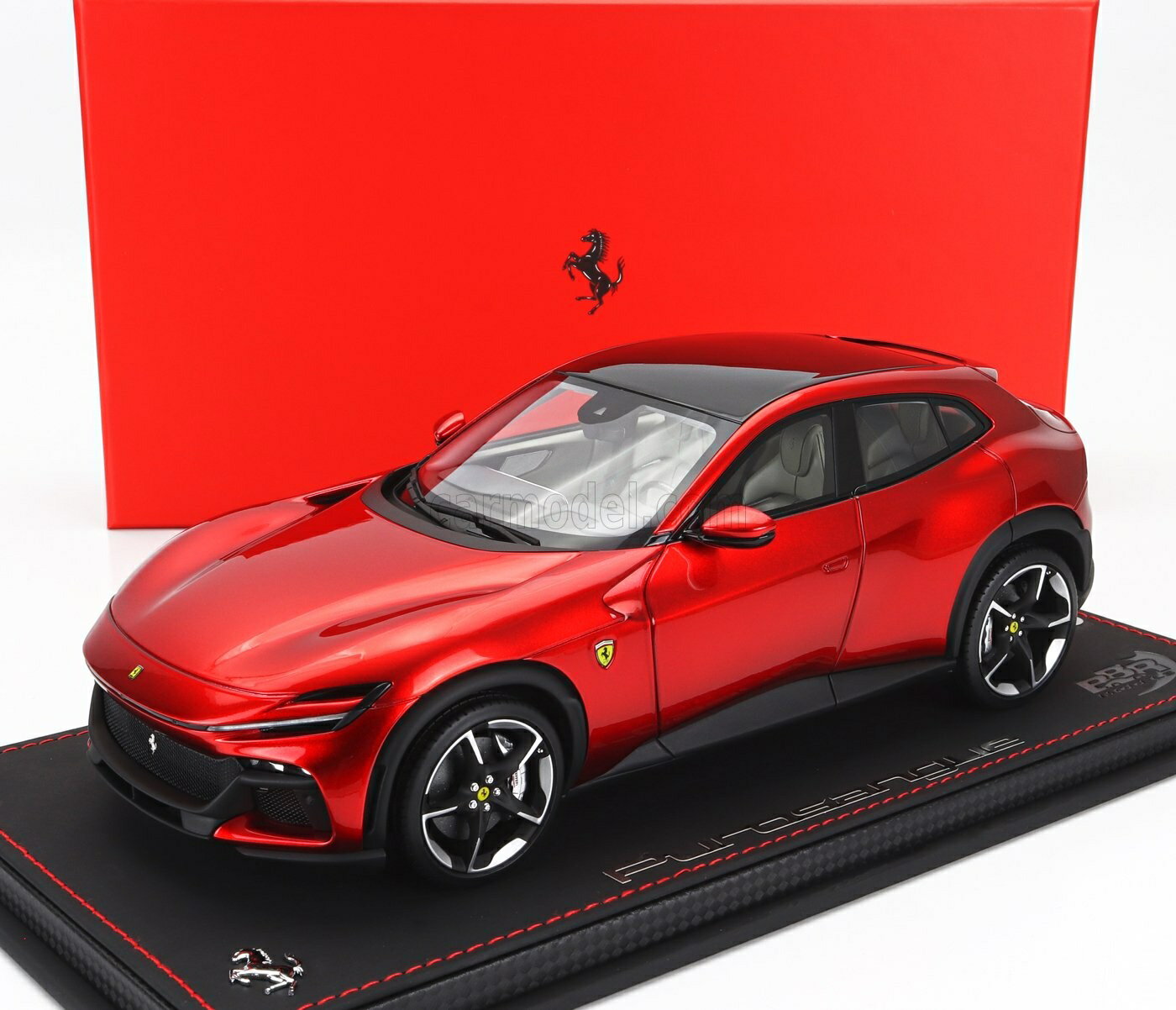 ミニカー 1/18 フェラーリ プロサングエ SUV BBR-MODELS 1/18 FERRARI PUROSANGUE SUV 2022 ROSSO MAGMA - RED MET P18219i-VET