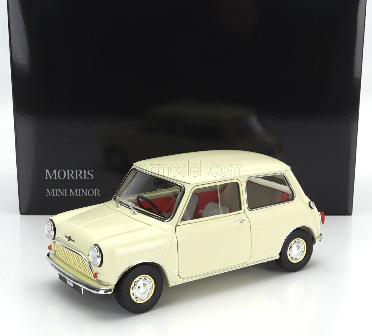 ミニカー 1/18 モリス ミニ マイナー 京商 KYOSHO 1/18 MORRIS MINI MINOR 1964 OLD ENGLISH WHITE 08964W