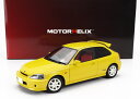 ミニカー 1/18 ホンダ シビック EK9 MOTORHELIX 1/18 HONDA CIVIC EK9 TYPE R WITH ENGINE AND ACCESSORIES 1999 SUNLIGHT YELLOW M85002