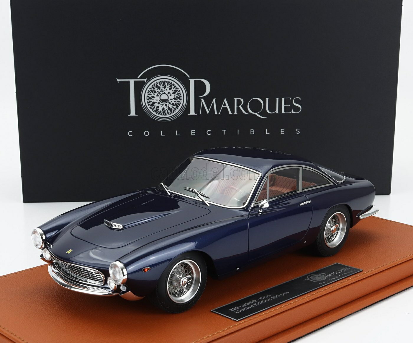 ミニカー 1/18 フェラーリ 250 TOPMARQUES 1/18 FERRARI 250 LUSSO COUPE 1963 BLUE MET TOP124B