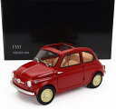 ミニカー 1/18 フィアット 500 京商 KYOSHO 1/18 FIAT 500 D CABRIOLET OPEN 1960 ROSSO CORALLO ...