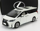 ミニカー 1/18 レクサス LM300h ミニバン 1BOX NZG 1/18 LEXUS LM300h MINIVAN 2020 WHITE VAKF-02...