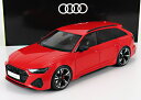 ミニカー 1/18 アウディ A6 RS6 NZG 1/18 AUDI A6 RS6 AVANT 2021 RED VAKW-0102