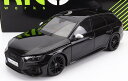 ミニカー 1/18 アウディ A6 RS6 NZG 1/18 AUDI A6 RS6 AVANT SW STATION WAGON 2021 BLACK VAK...
