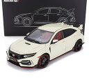 ミニカー 1/18 ホンダ シビック LCD-MODEL 1/18 HONDA CIVIC TYPE-R (FK8) 2020 WHITE LCD18005B-CW