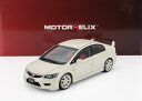 ミニカー 1/18 ホンダ シビック MOTORHELIX 1/18 HONDA CIVIC TYPE-R FD2 WITH ENGINE AND ACCESSORIES 2007 WHITE M85408