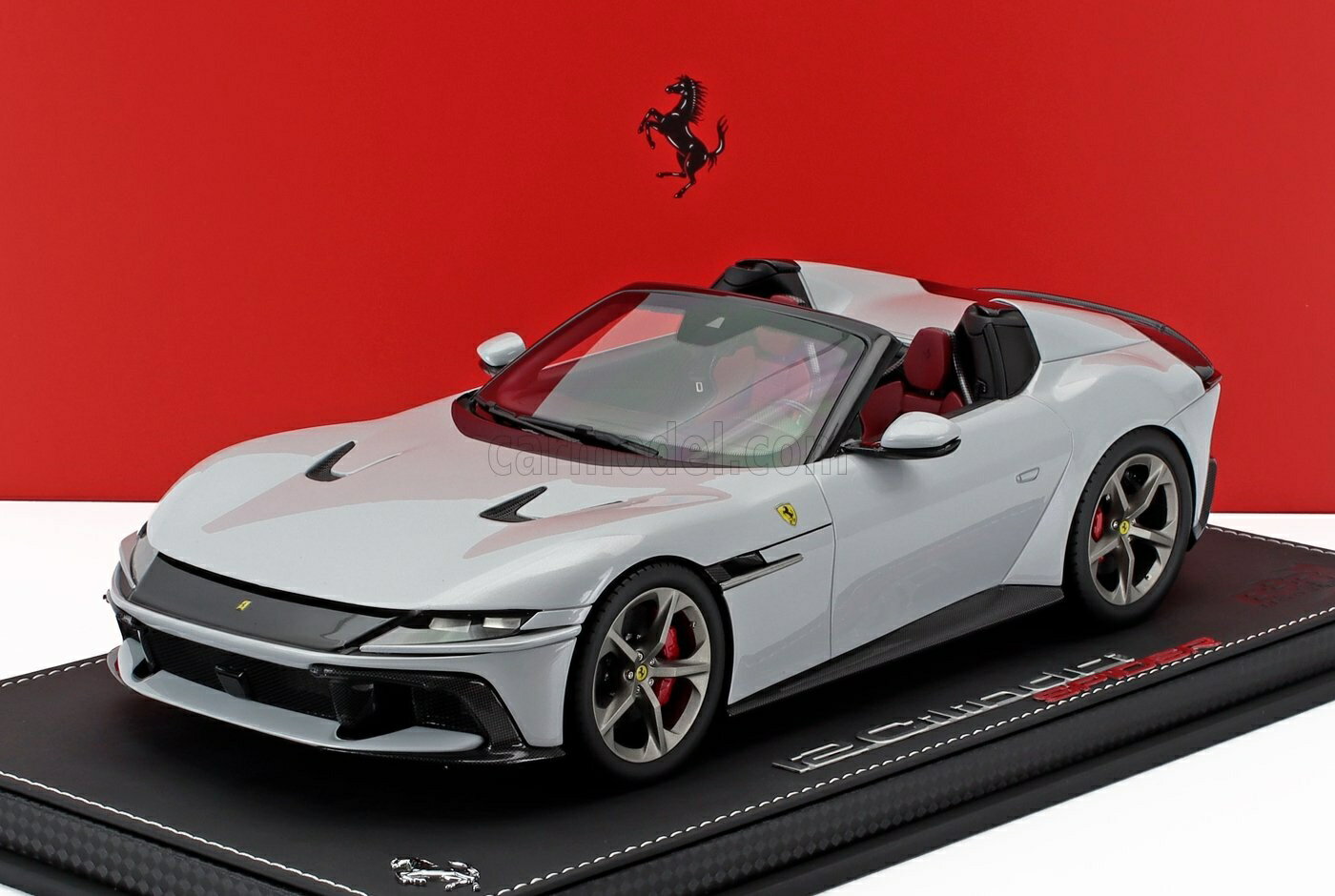 ミニカー 1/18 フェラーリ 12チリンドリ BBR-MODELS 1/18 FERRARI 12CILINDRI V12 830cv SPIDER OPEN 2024 BIANCO ARTICO - WHITE MET P18251B-VET