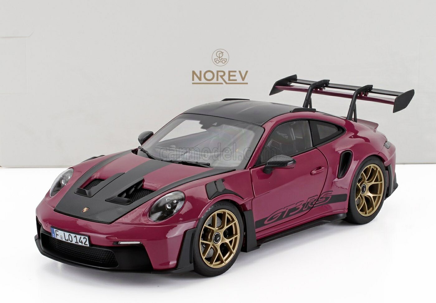 ミニカー 1/18 ポルシェ 911 GT3 ノレブ NOREV 1/18 PORSCHE 911 992 GT3 RS COUPE WEISSACH PACKAGE 2022 RUBY STAR 187370
