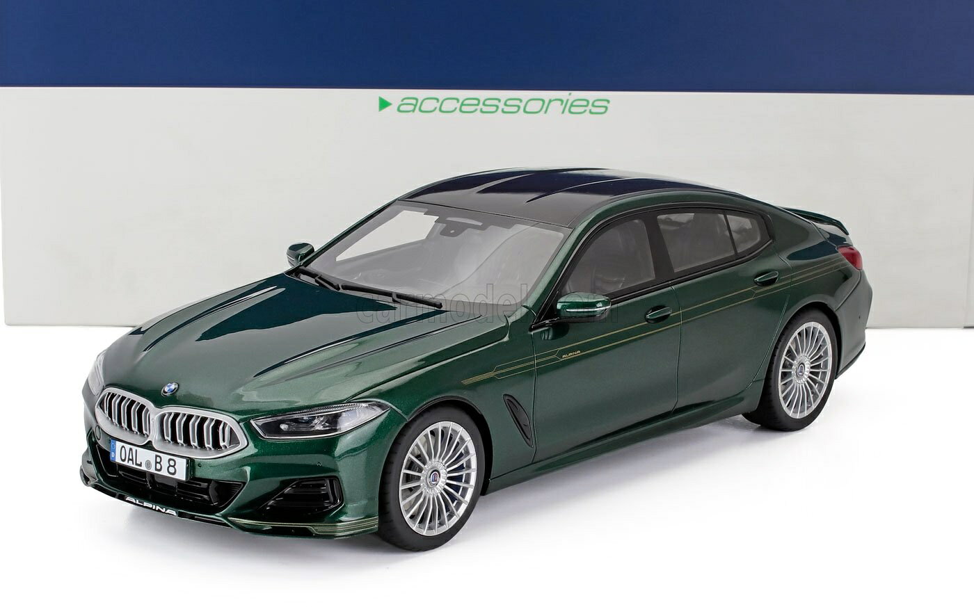 ミニカー 1/18 BMW 8シリーズ B8 GT-SPIRIT 1/18 BMW 8-SERIES ALPINA B8 GRAN COUPE LCI (G16) 2023 GREEN MET GT481B