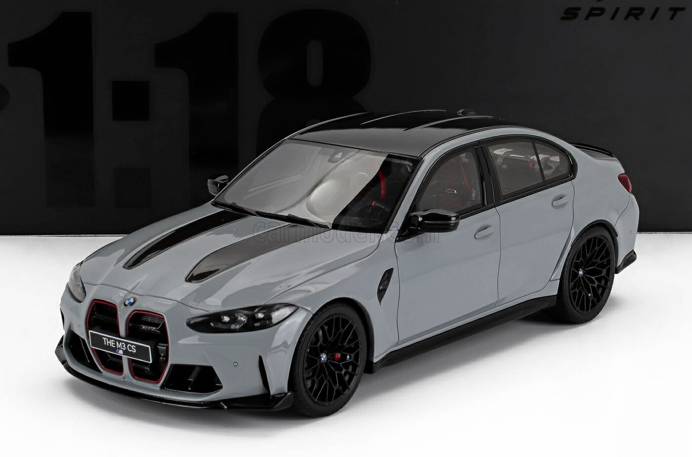 乐天商城 - ミニカー 1/18 BMW 3シリーズ M3 GT-SPIRIT 1/18 BMW 3-SERIES M3 CS M-SPORT 2024 GREY GT510