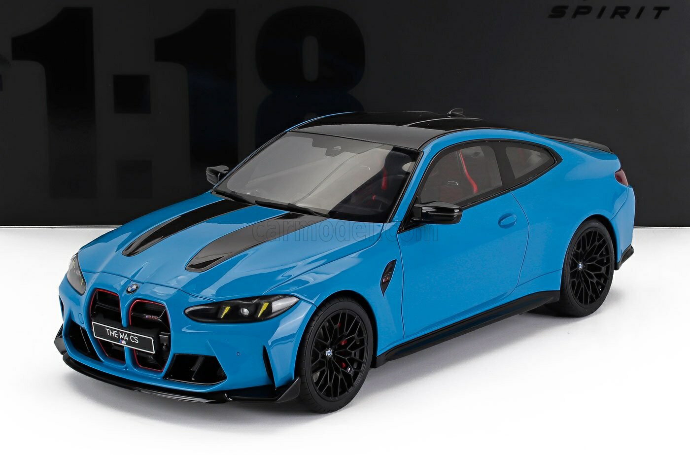 BMW - ミニカー 1/18 BMW 4シリーズ M4 GT-SPIRIT 1/18 BMW 4-SERIES M4 CS M-SPORT 2024 RIVIERA BLUE GT511