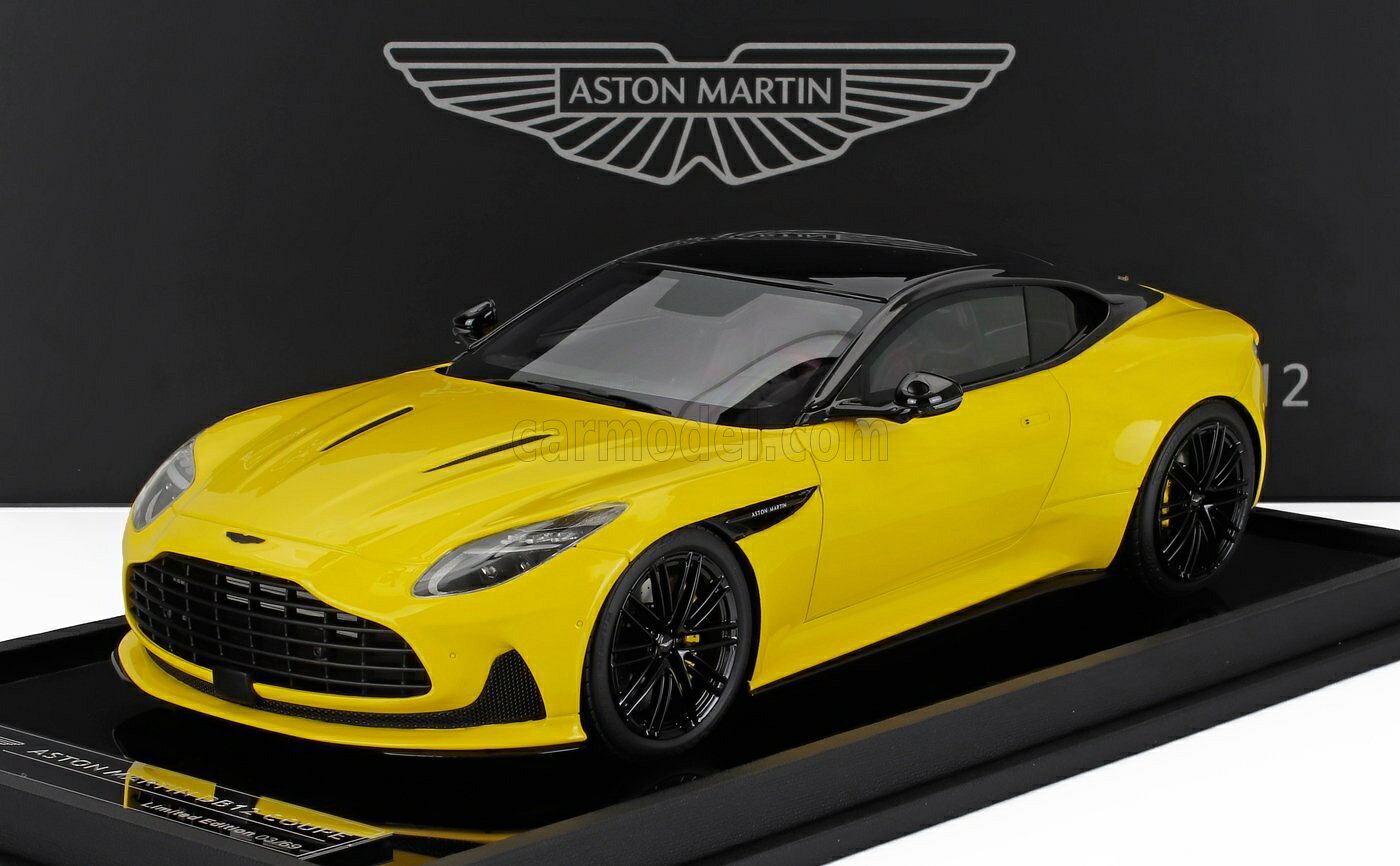 Aston Martin - ミニカー 1/18 アストンマーチン DB12 MOTORHELIX 1/18 ASTON MARTIN DB12 4.0L V8 COUPE 2023 YELLOW MH027Y