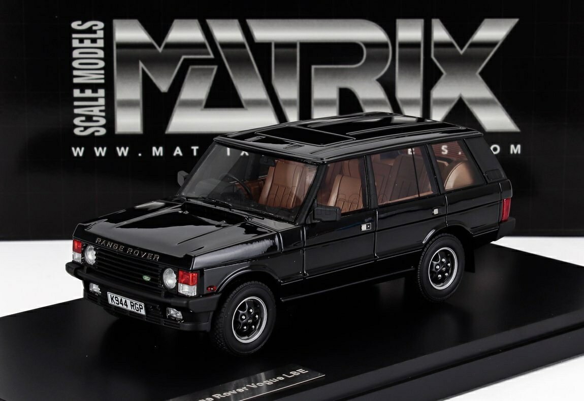 Rakuten - ミニカー 1/43 ランドローバー レンジローバー MATRIX SCALE MODELS 1/43 LAND ROVER RANGE ROVER VOGUE LSE 1992 BLUE MX41208-033