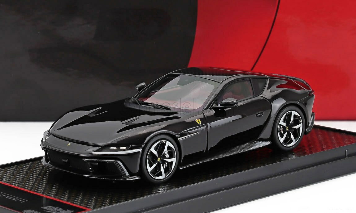 ミニカー 1/43 フェラーリ 12チリンドリ BBR-MODELS 1/43 FERRARI 12CILINDRI V12 830cv 2024 NERO PUROSANGUE - BLACK BBRC299G