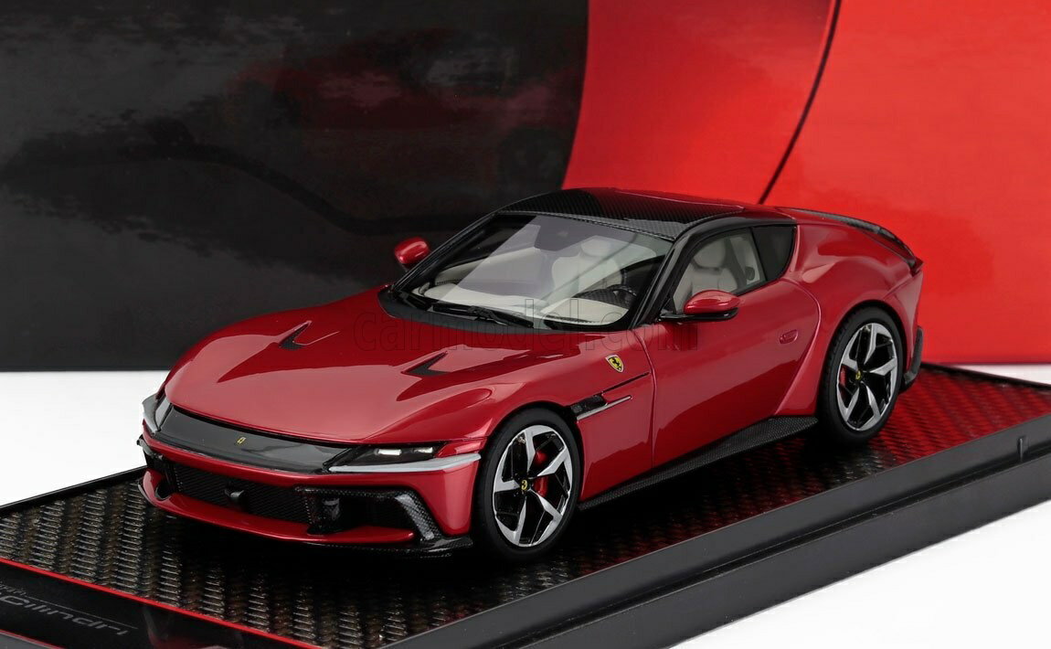 Rakuten - ミニカー 1/43 フェラーリ 12チリンドリ BBR-MODELS 1/43 FERRARI 12CILINDRI V12 830cv 2024 ROSSO F-1 2007 - RED MET BBRC299i