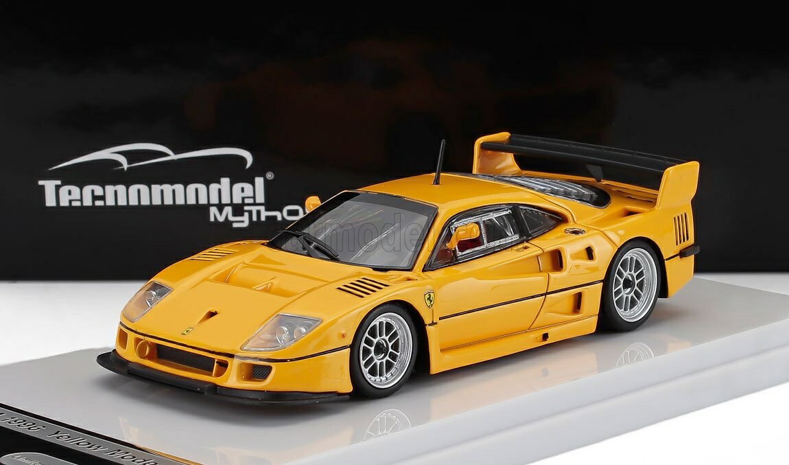 ミニカー 1/43 フェラーリ F40 TECNOMODEL 1/43 FERRARI F40 LM PRESS VERSION 1996 ENKEI SILVER WHEELS GIALLO MODENA - YELLOW TM43-67B