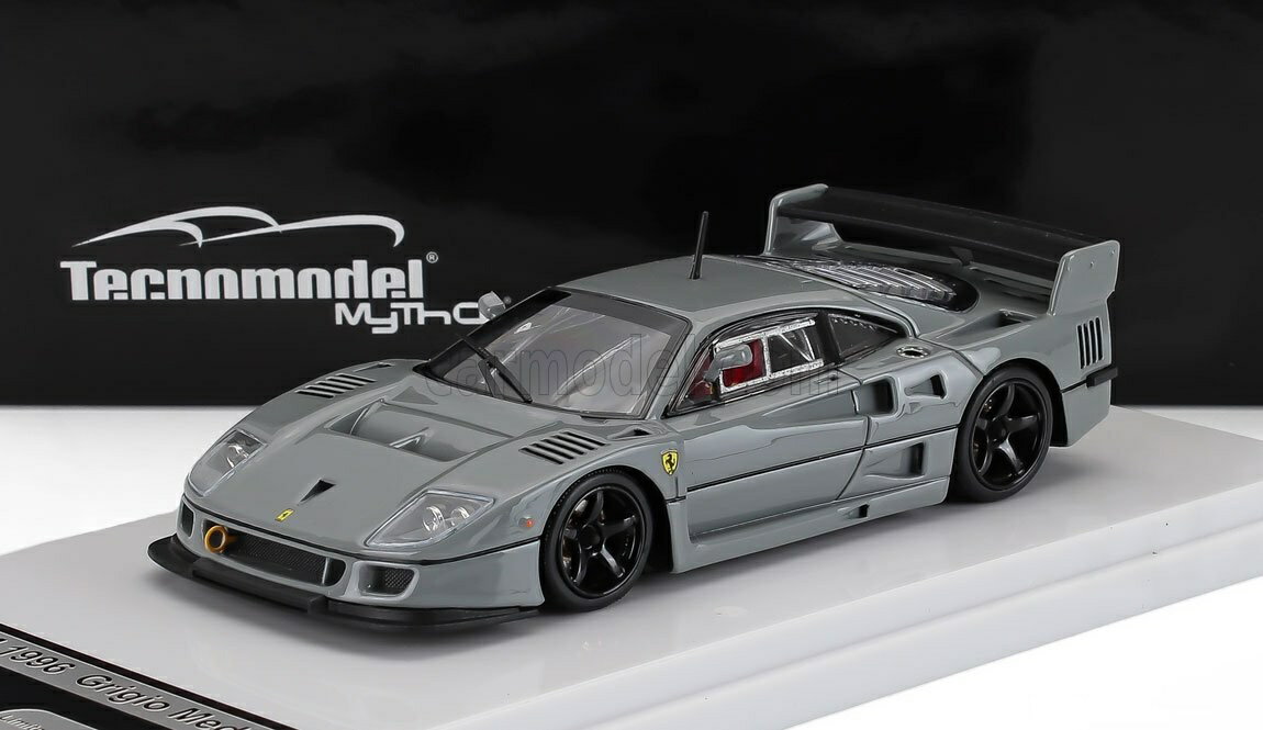 Rakuten - ミニカー 1/43 フェラーリ F40 TECNOMODEL 1/43 FERRARI F40 LM PRESS VERSION 1996 BLACK WHEELS GRIGIO MEDIO - GREY TM43-67E