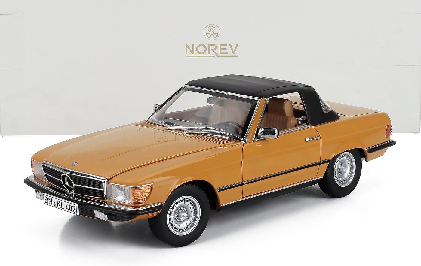 Mercedes Benz - ミニカー 1/18 メルセデス ベンツ SLクラス 450SL ノレブ NOREV 1/18 MERCEDES BENZ SL-CLASS 450SL (R107) CABRIOLET SPIDER 1975 ORANGE 183350