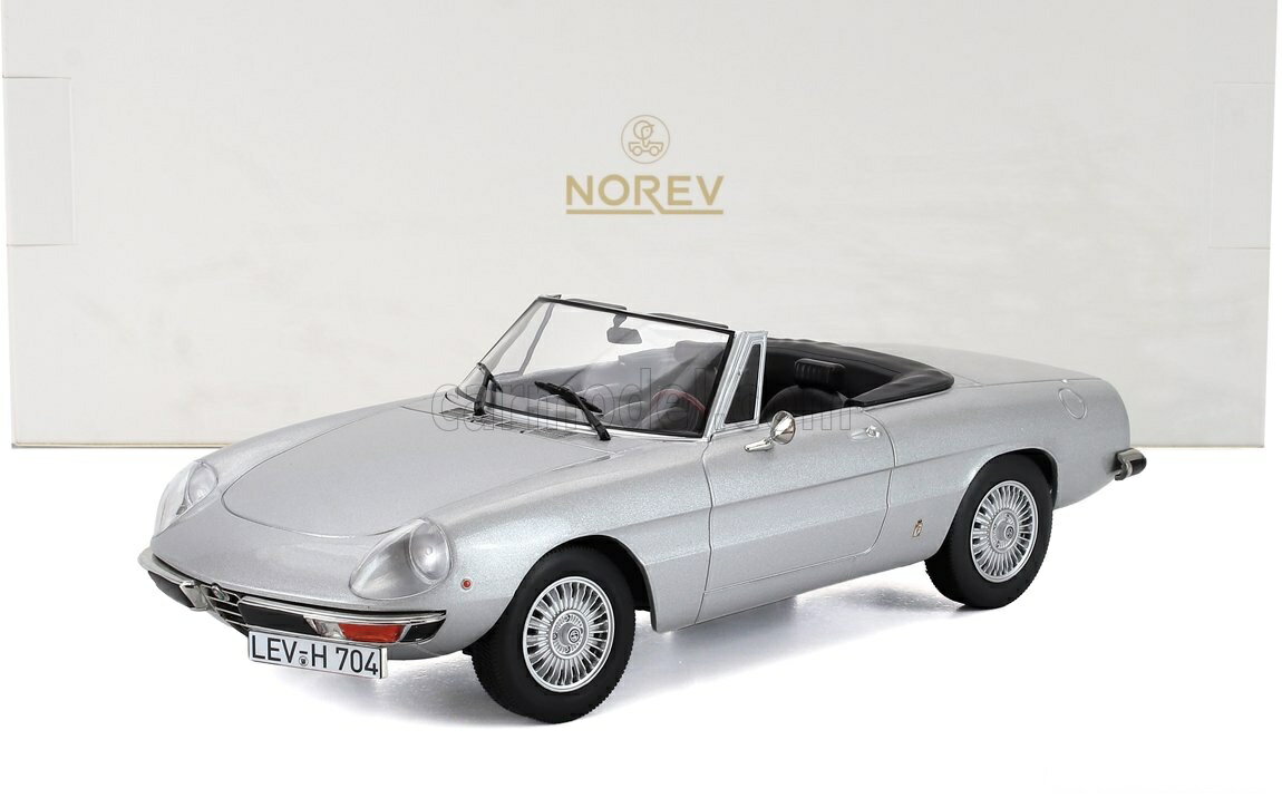 Rakuten - ミニカー 1/18 アルファロメオ デュエット 2000 ノレブ NOREV 1/18 ALFA ROMEO DUETTO 2000 SPIDER 1973 SILVER 187884
