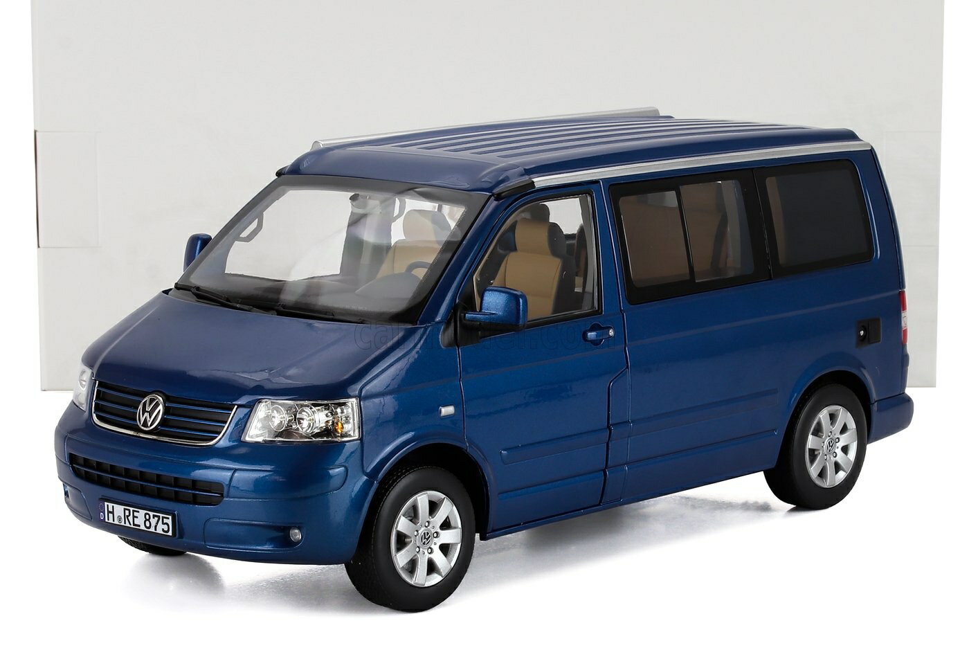 Rakuten - ミニカー 1/18 フォルクスワーゲン T5 ミニバン ノレブ NOREV 1/18 VOLKSWAGEN T5 MULTIVAN MINIBUS CALIFORNIA 2003 BLUE 188607