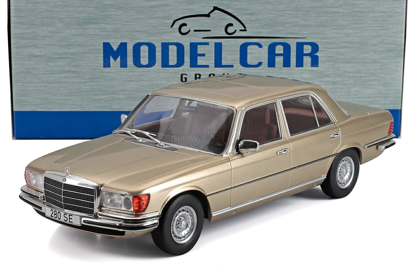ミニカー 1/18 メルセデス ベンツ Sクラス 280SE MCG 1/18 MERCEDES BENZ S-CLASS 280SE (W116) 1972 BEIGE MCG18550