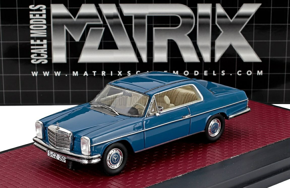 Trademark: MATRIX SCALE MODELS Brand: MERCEDES BENZ Model: S-CLASS 280C COUPE (W111) 1968 Scale: 1/43 Manufacturer code:...