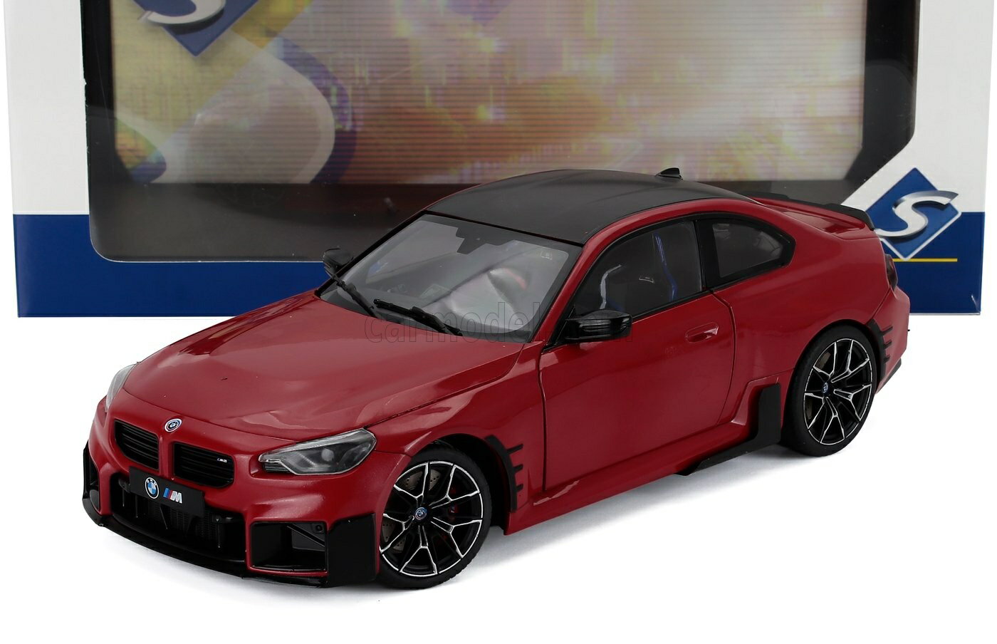 乐天商城 - ミニカー 1/18 BMW 2シリーズ M2 ソリド SOLIDO 1/18 BMW 2-SERIES M2 M-PERFORMANCE PARTS (G87) 2024 RED BLACK 1812902