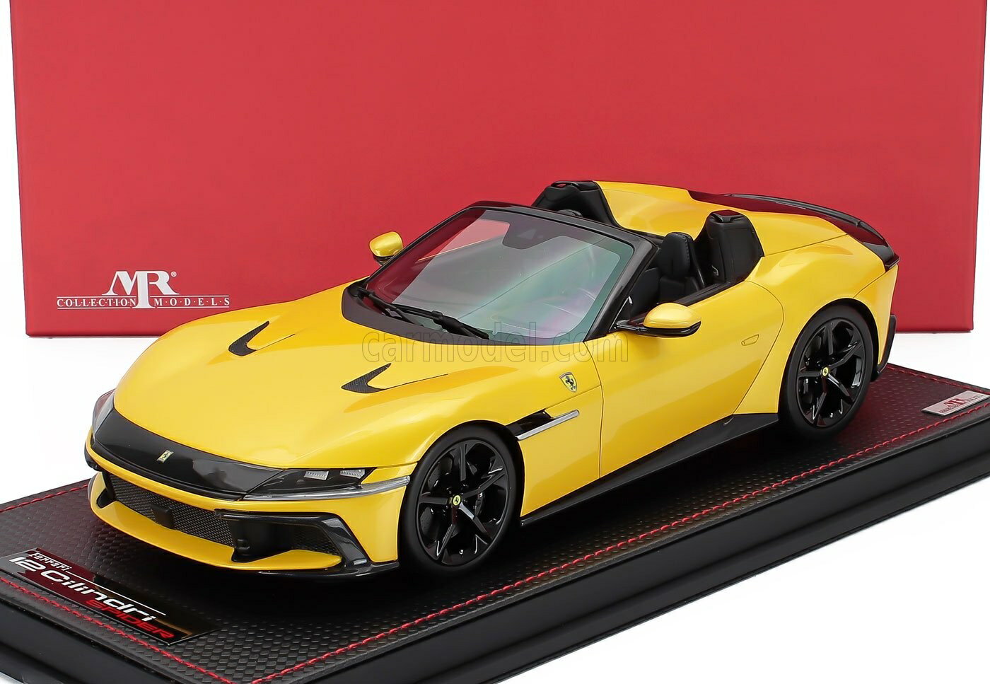 Rakuten - ミニカー 1/18 フェラーリ 12CILINDRI MR-MODELS 1/18 FERRARI 12CILINDRI SPIDER V12 830cv 2024 GIALLO TRISTRATO - YELLOW MET FE044E